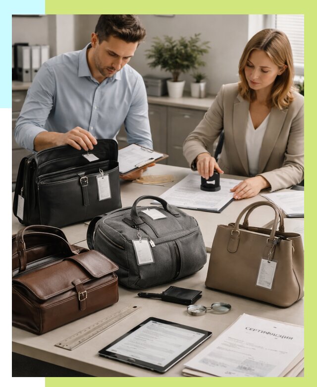 Сертификация сумок в Оренбурге от 7627 руб. | Алешин-Рнб