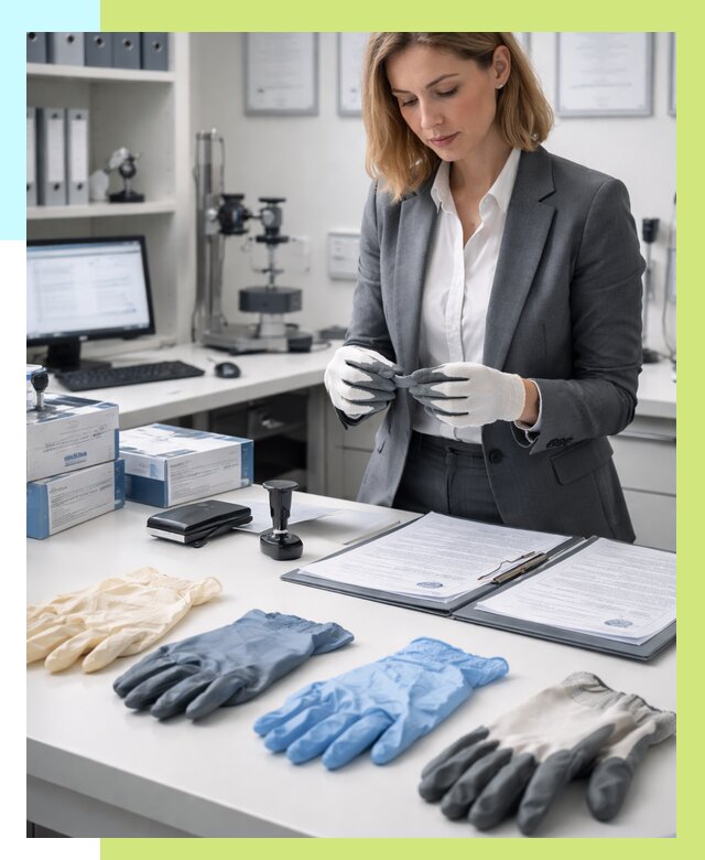 Сертификация перчаток в Оренбурге от 8644 р. | Алешин-Рнб