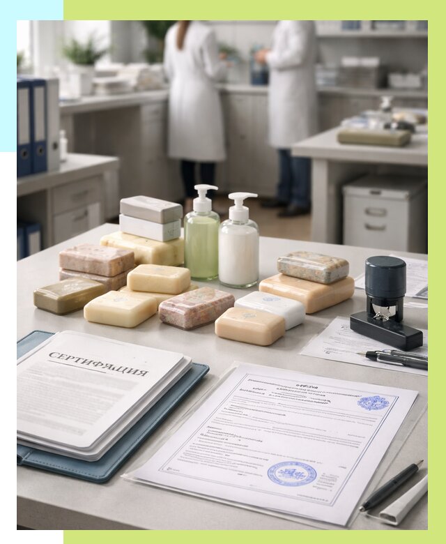 Сертификация мыла и сертификат на мыло в Оренбурге от 12203 | Алешин-Рнб