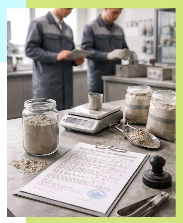 Сертификация цемента в Оренбурге от 20338 р. | Алешин-Рнб