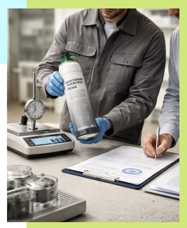 Сертификация монтажной пены в Оренбурге от 15254 р. | Алешин-Рнб