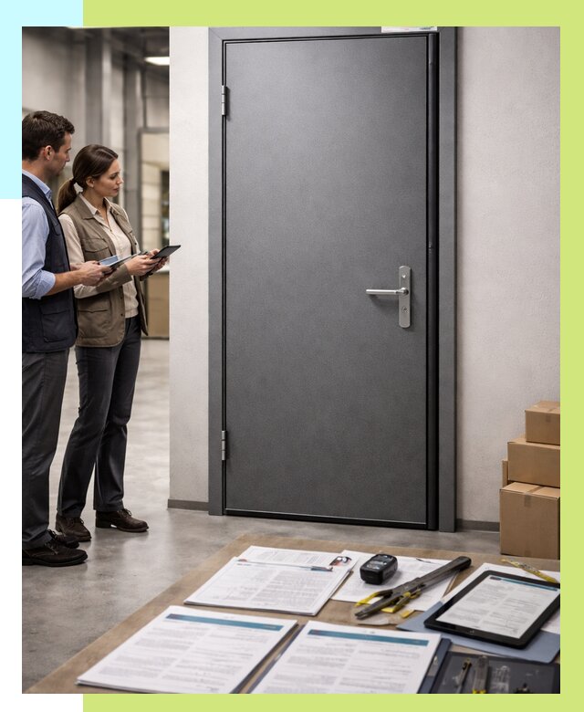 Сертификация противопожарных дверей в Оренбурге от 9152 р. | Алешин-Рнб