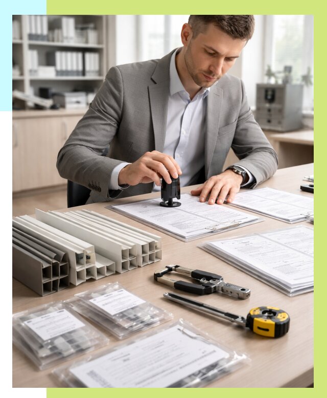 Сертификация ПВХ продукции в Оренбурге от 8644 р., Алешин-Рнб