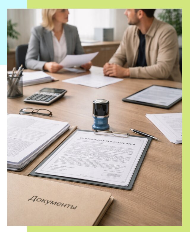 Сертификат соответствия на продукцию в Оренбурге от 15254 р.|Алешин-Рнб