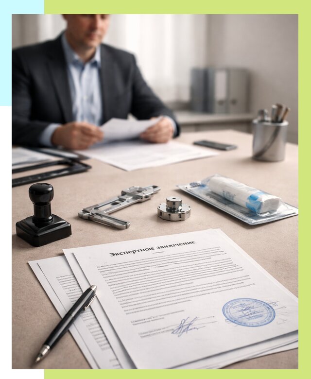 Экспертное заключение на продукцию в Оренбурге от 8644 р. | Алешин-Рнб