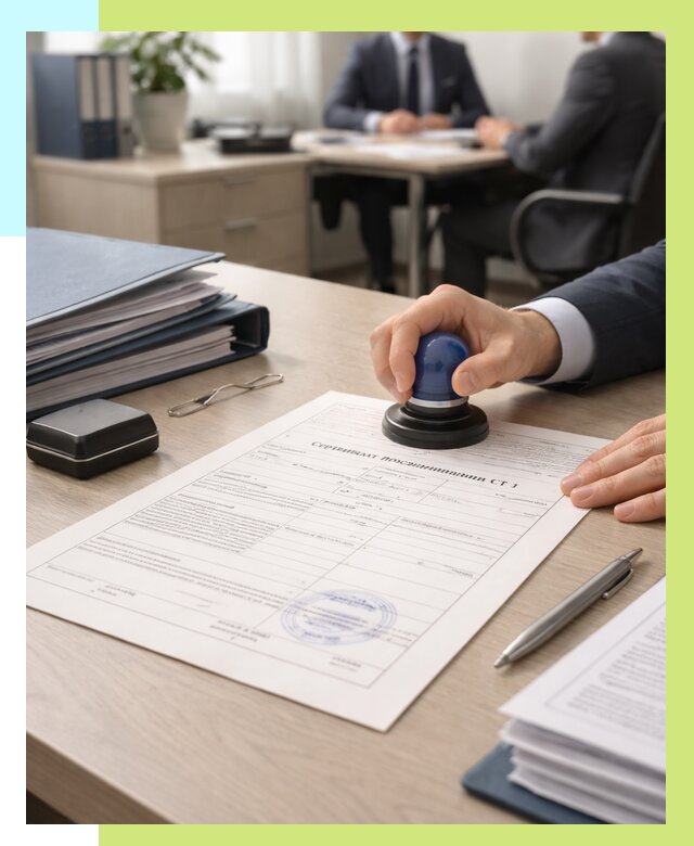 Сертификат происхождения СТ 1 в Оренбурге от 4576 р. | Алешин-Рнб