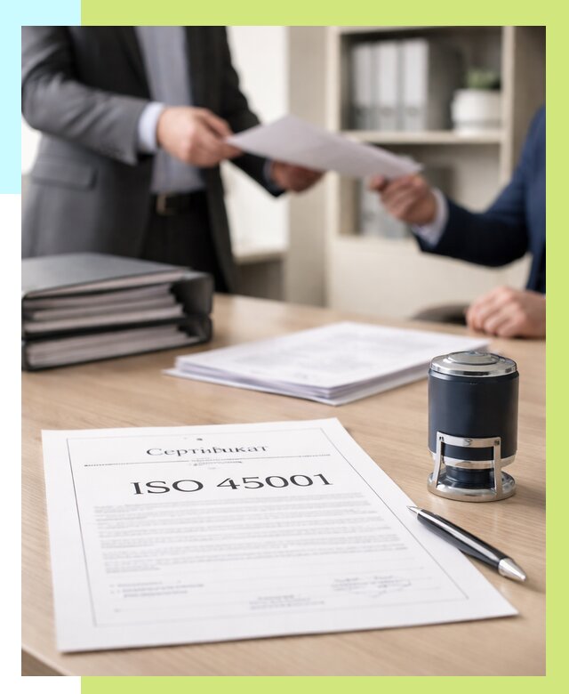Сертификат ISO 45001 в Оренбурге под ключ от 45761 р. | Алешин-Рнб